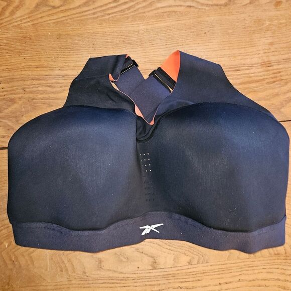 Reebok PureMove+ High‑Impact Sports Bra Black X2XEF 2XL Cups E‑F | NWT - Picture 1 of 10